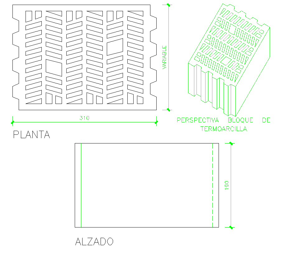 Detail block Termoarcillar