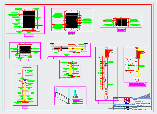 Detail drawing of Window Design drawing
