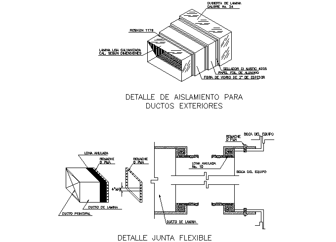 Detail joint flexible dwg file