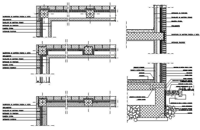 Detail of brick wall