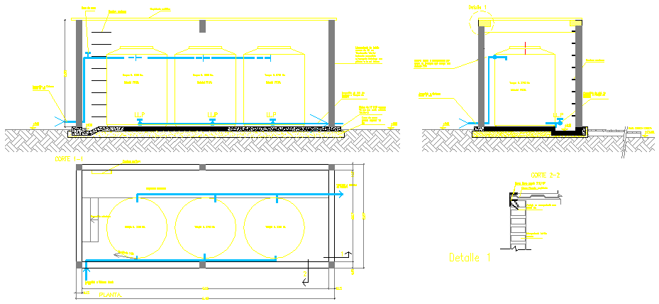 Detail of water tank