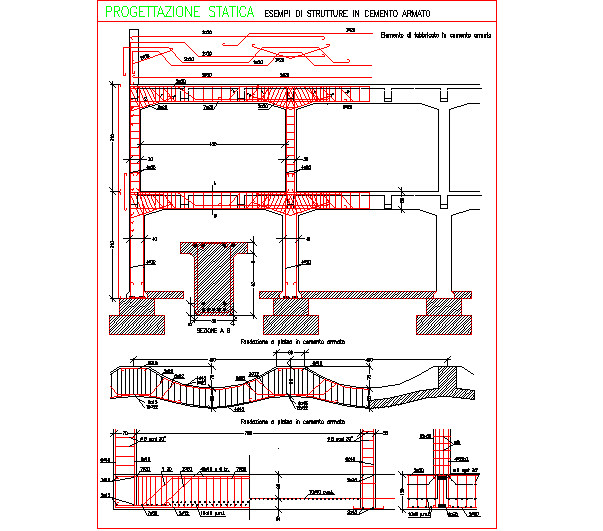 Detail structure armed concrete