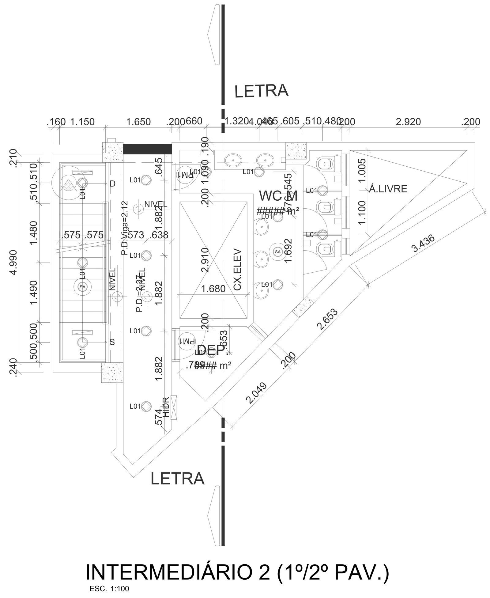 Detail Layout plan for public toilet DWG AutoCAD file.
