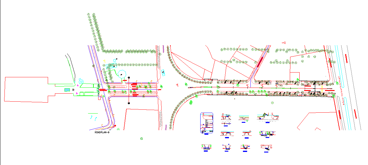 AutoCAD Plot Layout Plan With Gate