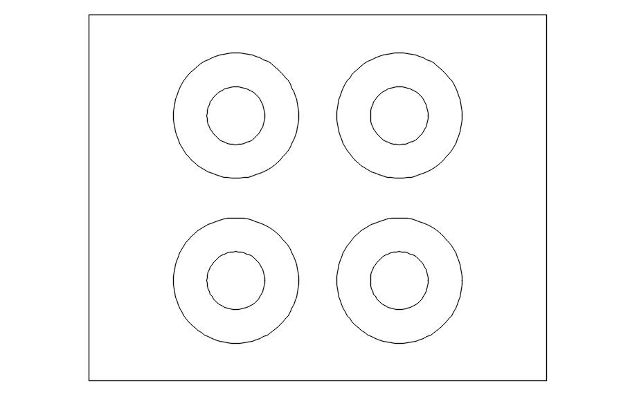 Detail drawing of Stove in AutoCAD 2D, dwg file, CAD file