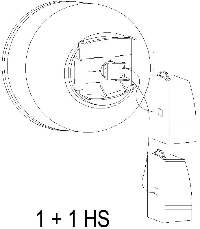 Detail drawing of antenna design in AutoCAD 2D, dwg file, CAD file
