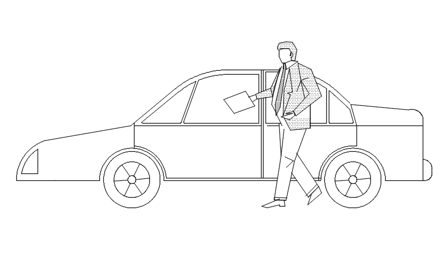 Detail drawing of car in AutoCAD 2D, dwg file, CAD file