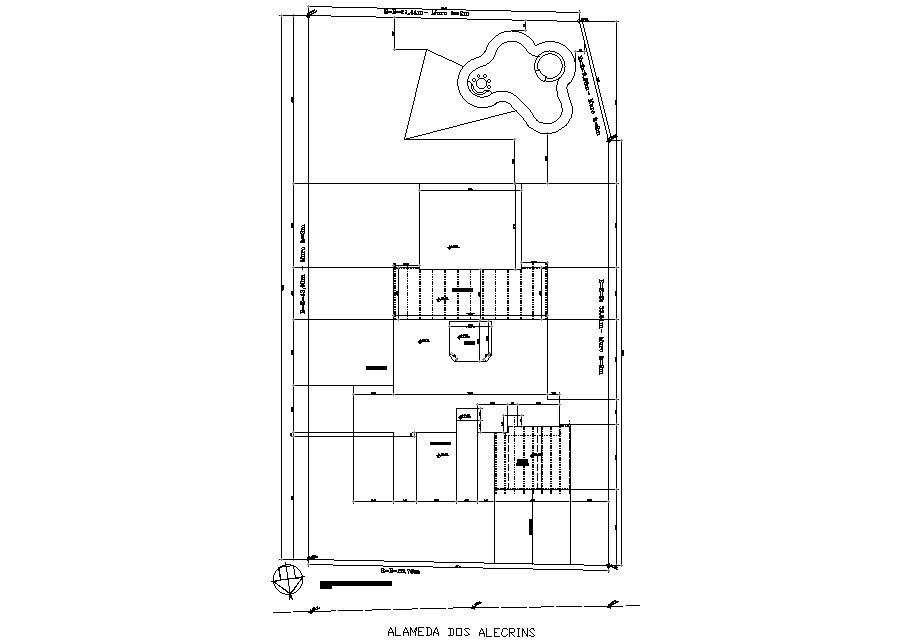 Detail drawing of ground floor