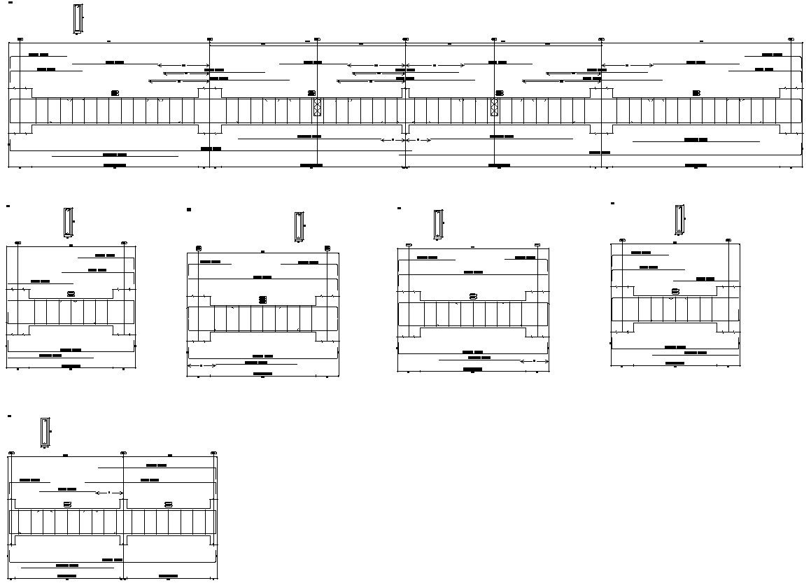 Detail drawing of ground floor beam in AutoCAD 2D, dwg file, CAD file