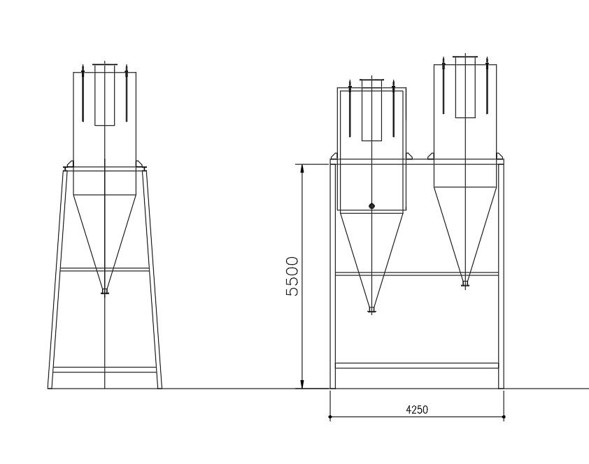 Detail drawing of machine part in AutoCAD, dwg file, CAD file
