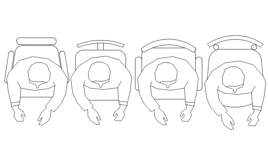 Detail drawing of office table, AutoCAD drawing, CAD file, dwg file