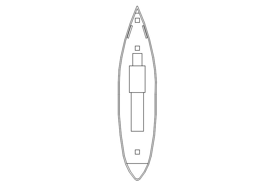 Detail drawing of ship in AutoCAD 2D, dwg file, CAD file