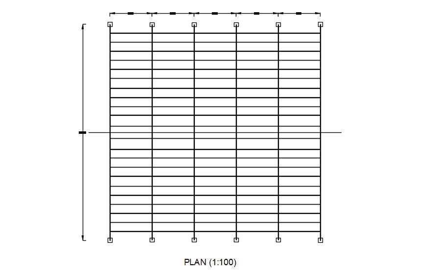 Detail drawing of slab, beam and column in AutoCAD, dwg file, CAD file