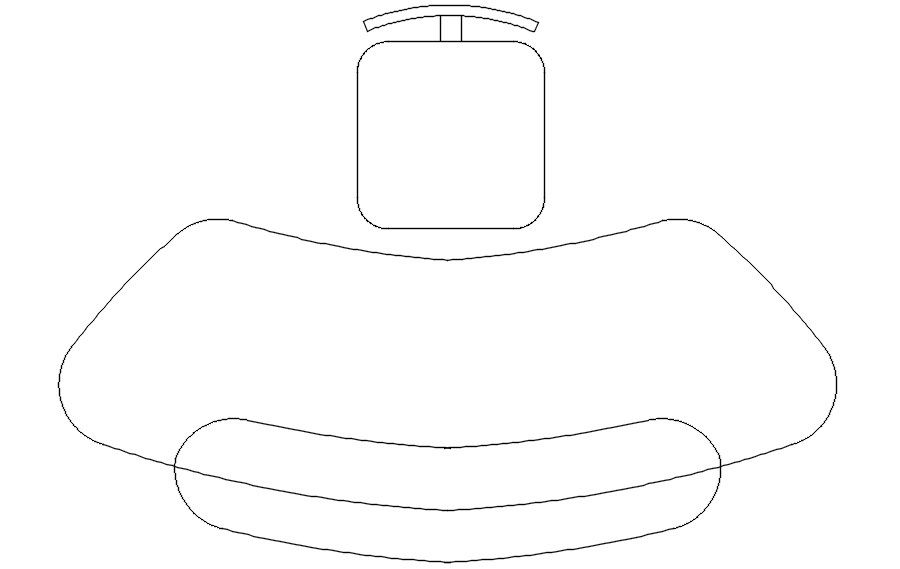 Detail drawing of study table in AutoCAD 2D, dwg file, CAD file