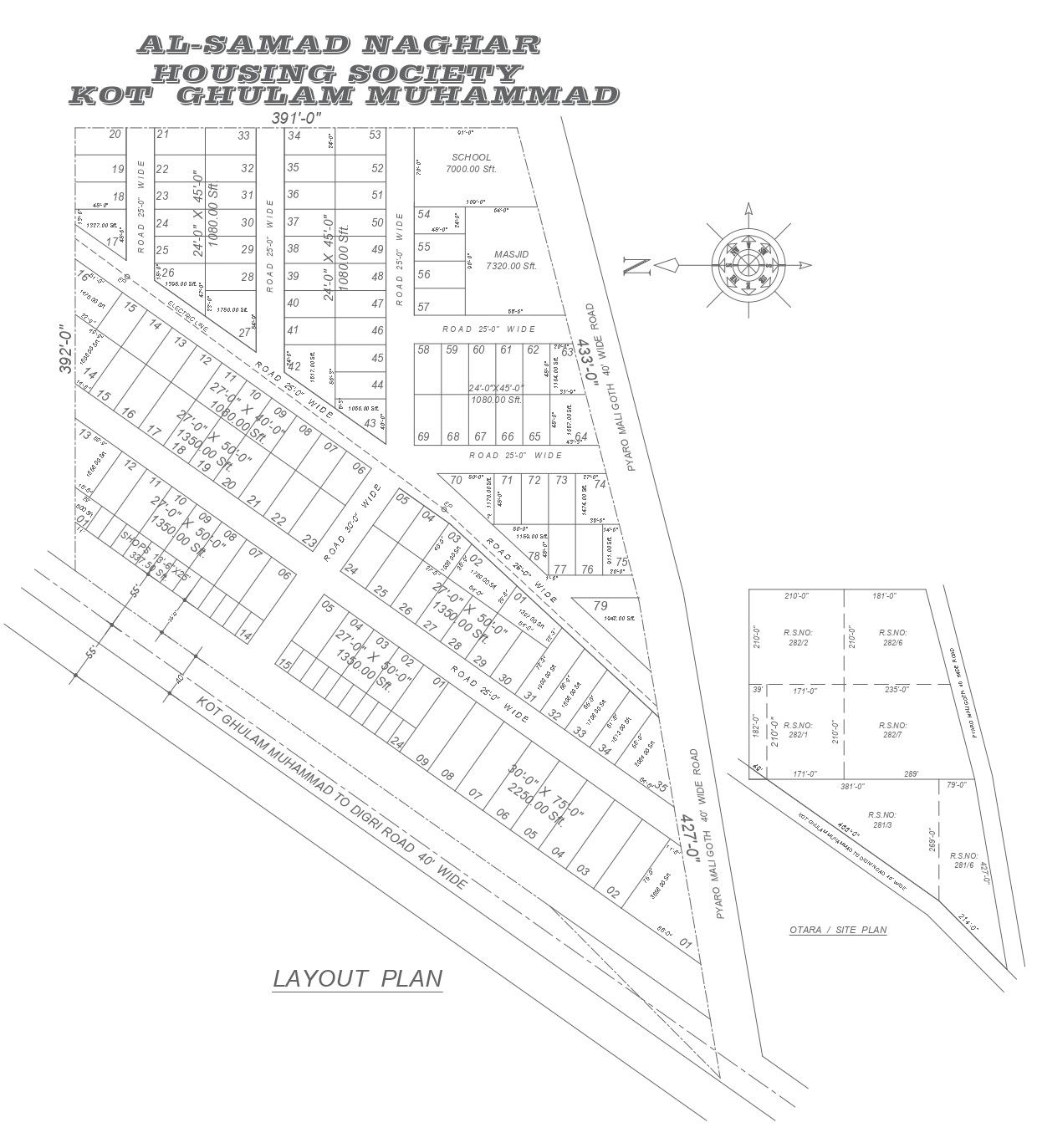 Detailed Commercial Building Layout Plan in AutoCAD File