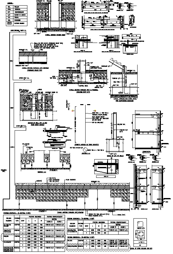 Detailed Deck Slab at Cantilever Side - AutoCAD DWG File