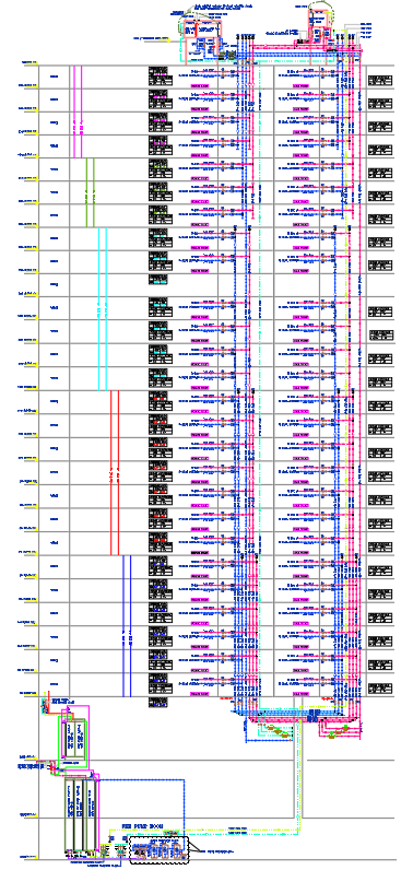 Detailed Electrical Wiring Diagram for Commercial Building