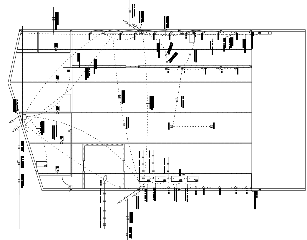 Electrical and Structural Layout Plan in DWG AutoCAD File