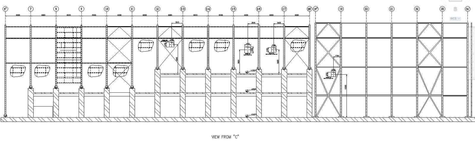Detailed Foundation Section CAD Drawing In AutoCAD DWG File