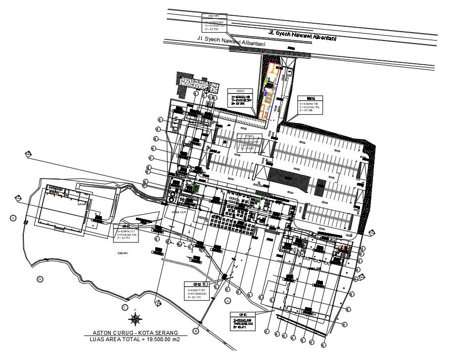Resort Floor Plan Design AutoCAD 2D DWG Drawing File