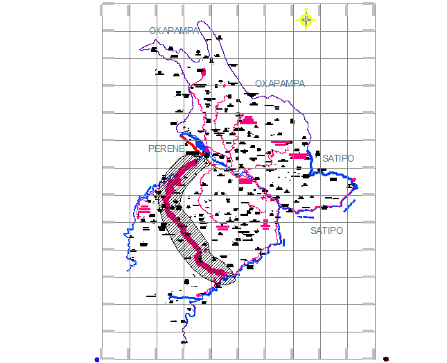 Detailing of map design dwg file