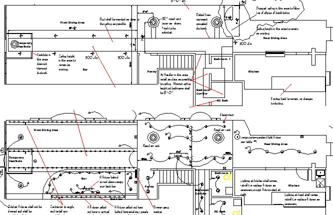 Detailing structural layout of coffee processing industrial plant dwg file