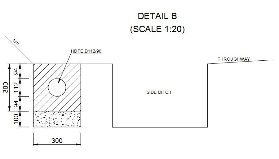 HDPE Pipe Network CAD Layout Plan Design in AutoCAD DWG File