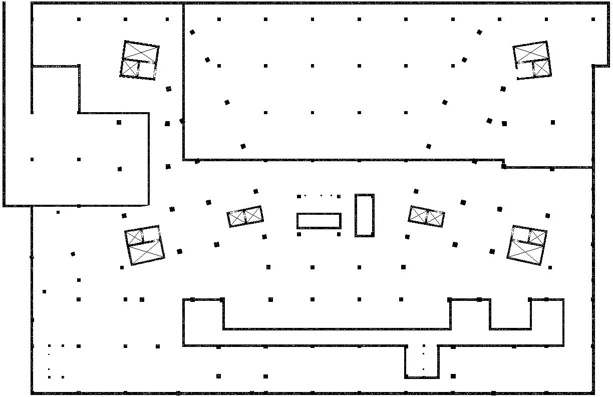 Detail plan of column marking