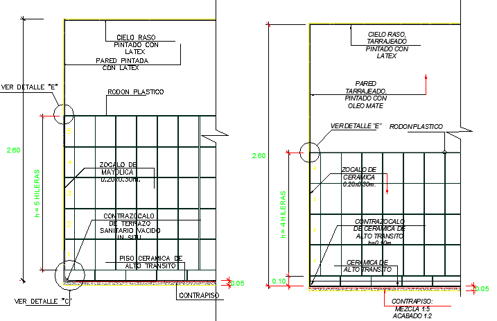 Details of Finishes In The Environment of The Hospital dwg file