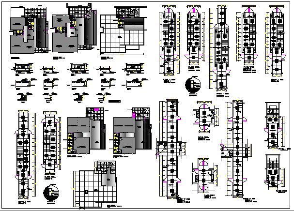 Details of Floor Plan of Office Architecture Layout dwg file