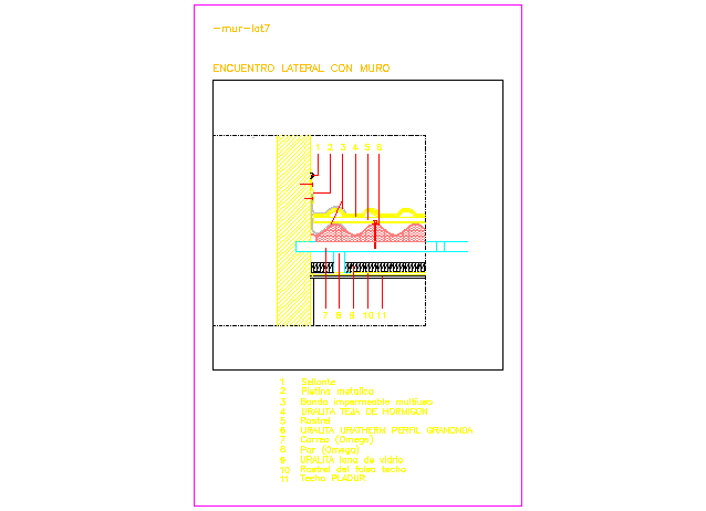 Details of inclined roofs of concrete tiles 