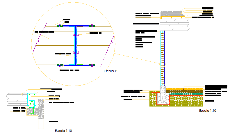 Details of wooden blinds.