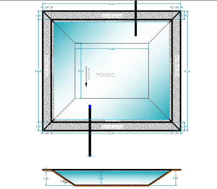 Details reservoir land gates and catchment dwg file
