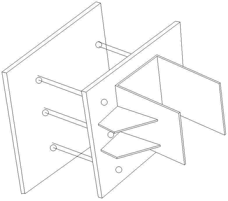 Detail section of Proscenio in AutoCAD 2D, dwg file, CAD file