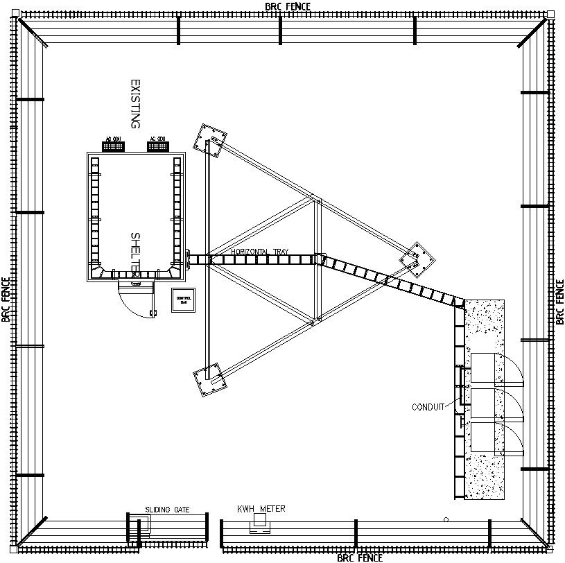 Details of site construction in AutoCAD, dwg file.