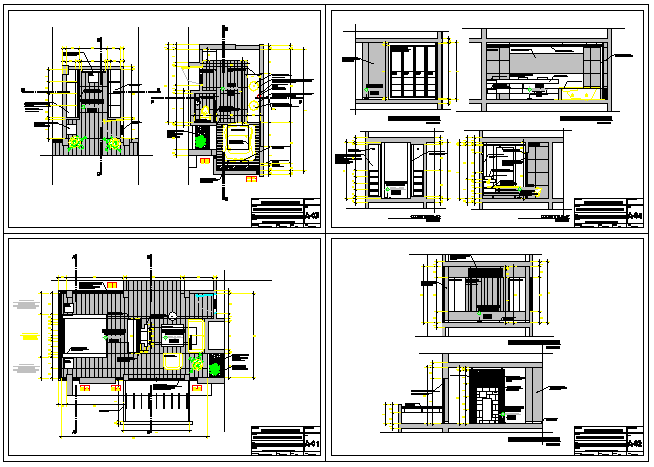 Development of main bedroom and restroom design drawing