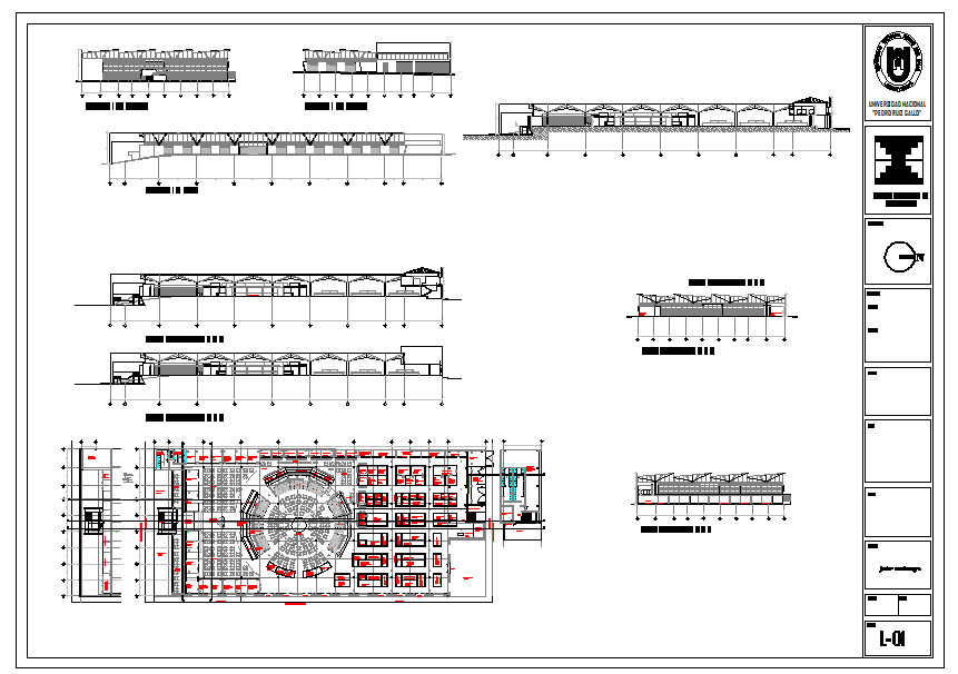 Development of shopping areas and building 