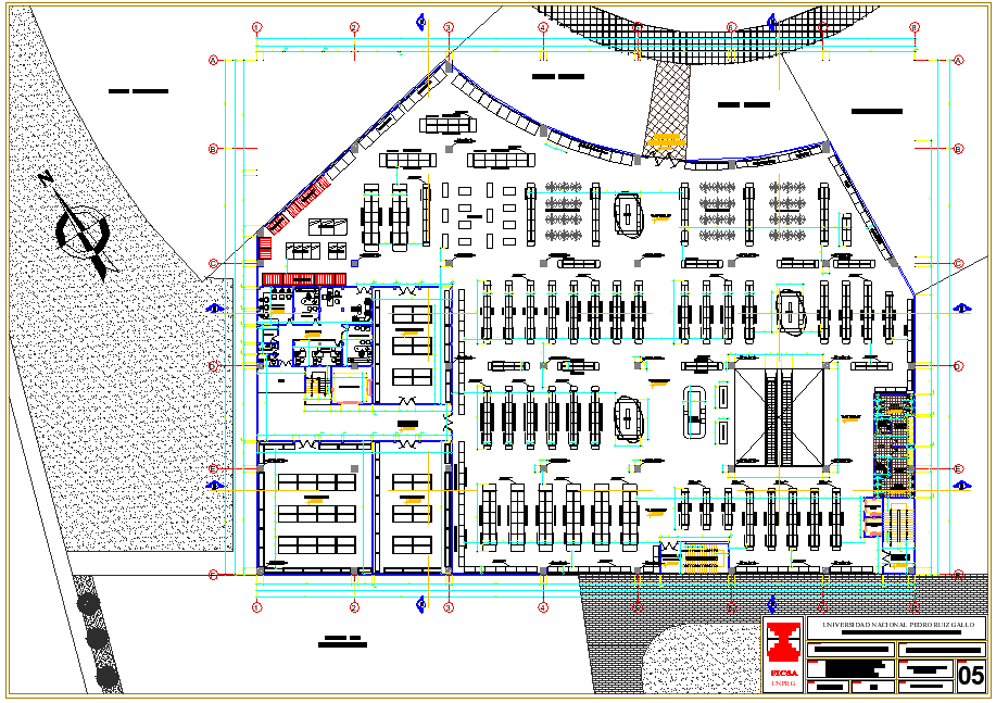 Development of supermarket plan detail layout file