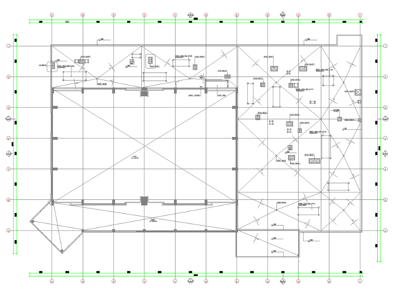 Development of ISF camp office roof plan design,Download the drawing file.
