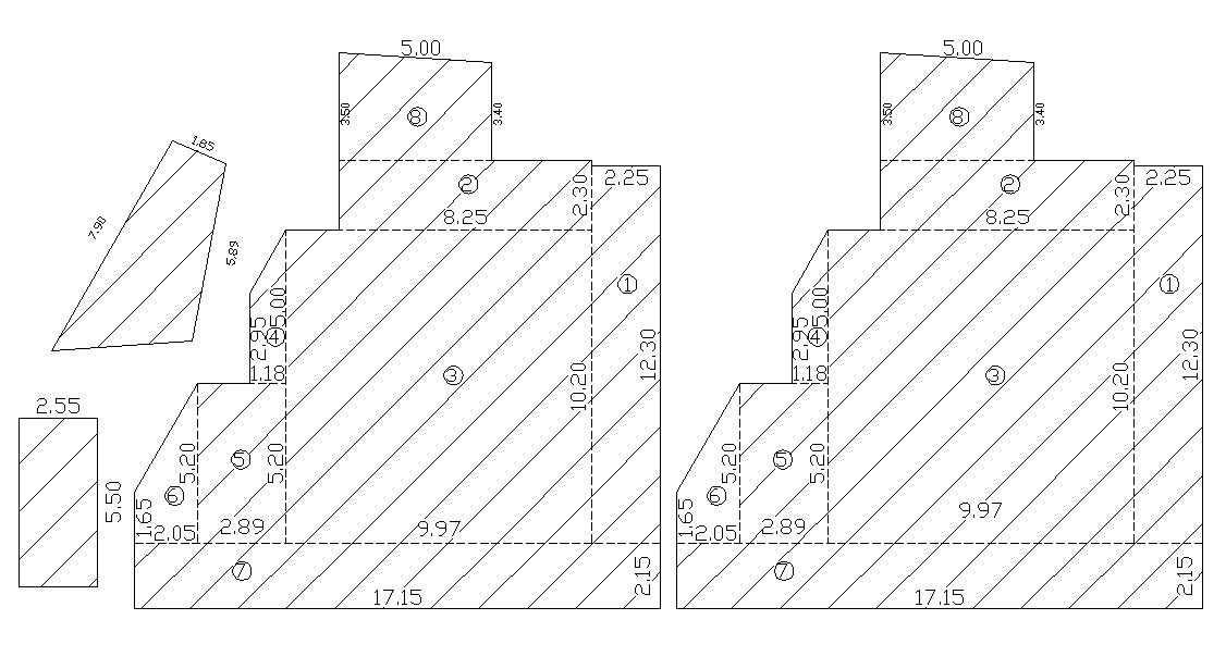 Different Types OF Plots Demarcation Architectural Drawing 