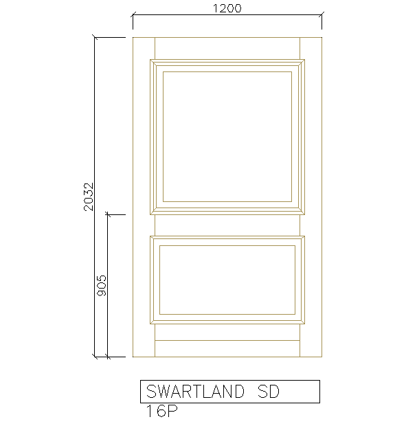 Different type Of House Door Block Detail
