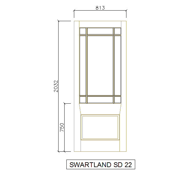 Different type of design in the door Block