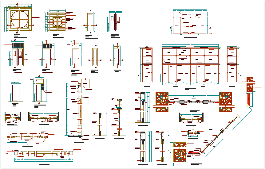 Different types door design view