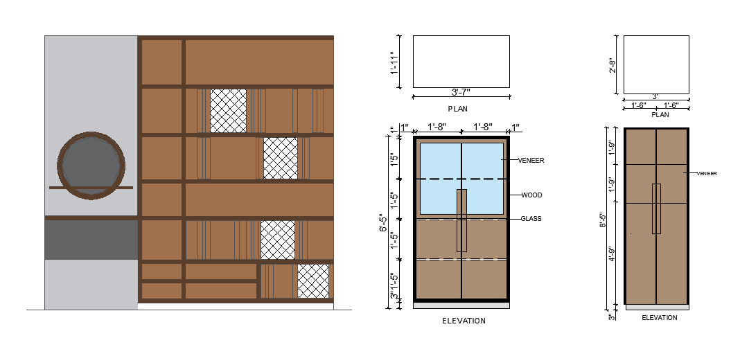 Find Cab Board DWG Files with Multiple Size Layouts