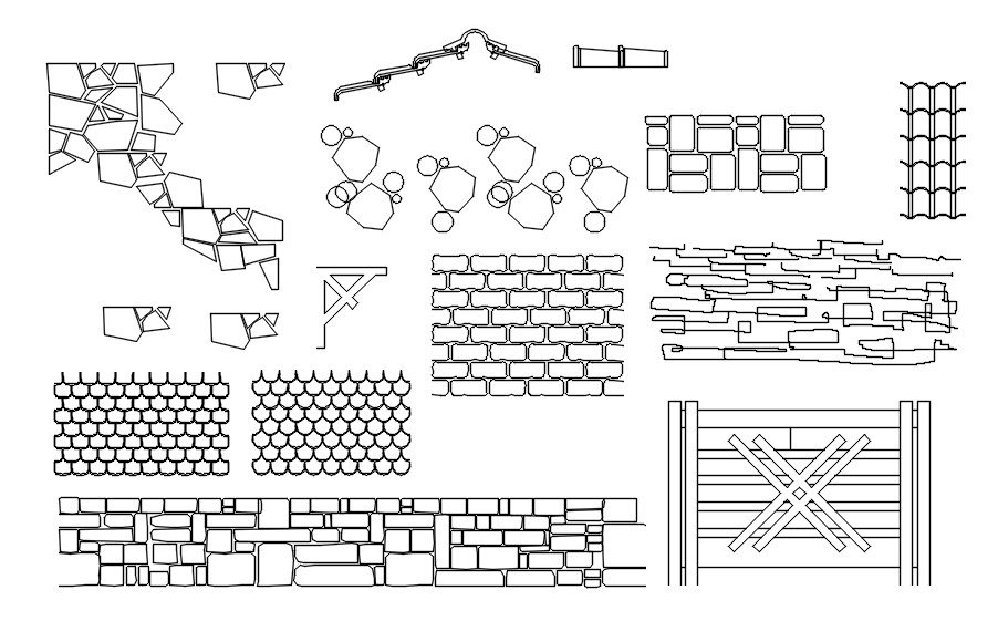 Retaining Wall Stone Masonry Dwg Block For Autocad Designs Cad