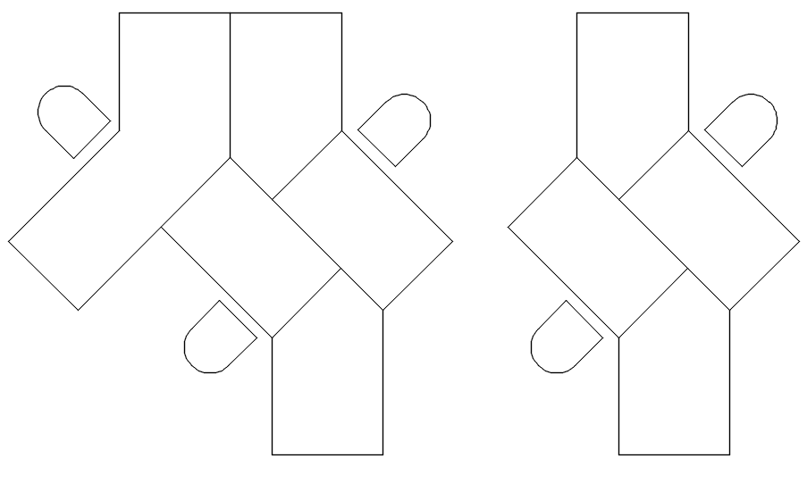 Different shape of table in detail AutoCAD drawing, CAD file, dwg file