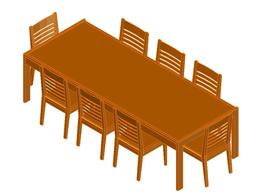 Dining table details