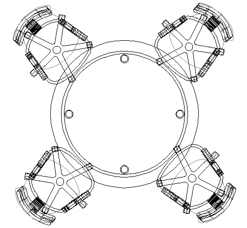 Corporate Office Dining Table DWG File for CAD Design