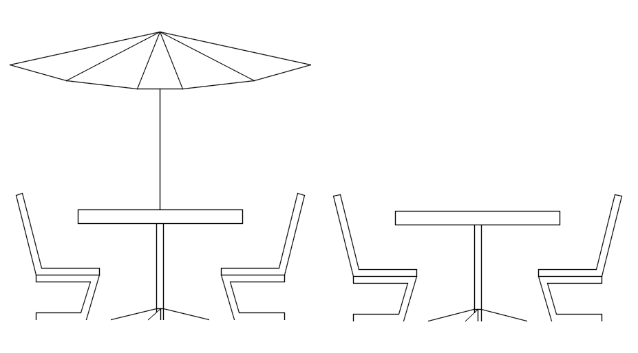 Dining table design in AutoCAD drawing, dwg file, CAD file