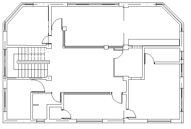 Direction and sub direction of office structure dwg file